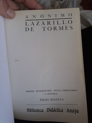 Lazarillo de Tormes (Biblioteca Didactica Anaya...