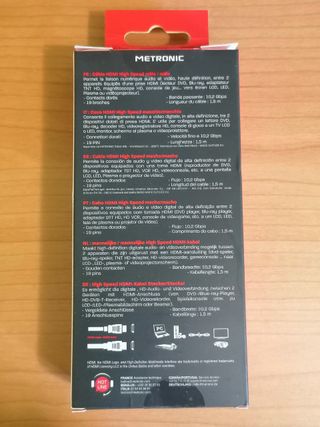 Cavo HDMI maschio-maschio high speed 1,5 metri