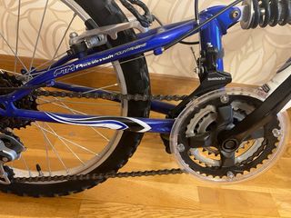 BICICLETA MTB 20’’ CON DOBLE SUSPENSIÓN  CAMBIOS SHIMANO