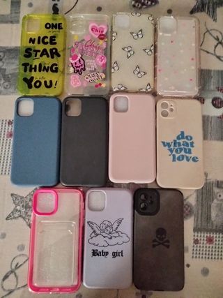 Lote fundas iPhone 11