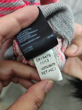 Felpa Tommy Hilfiger rosa grigio Tg S