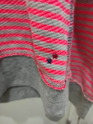 Felpa Tommy Hilfiger rosa grigio Tg S