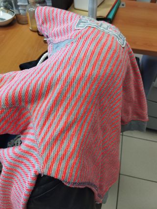 Felpa Tommy Hilfiger rosa grigio Tg S