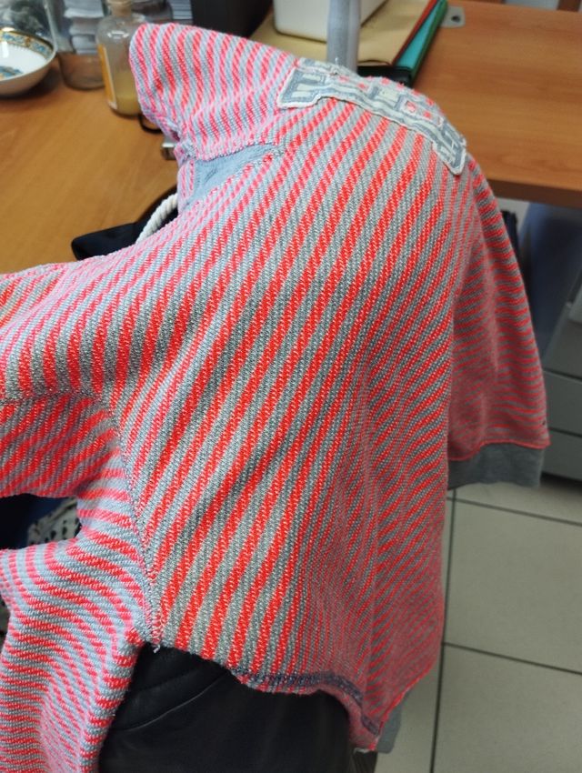 Felpa Tommy Hilfiger rosa grigio Tg S