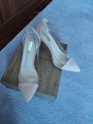 Tacones rosa Berry - Zapatos de tacón