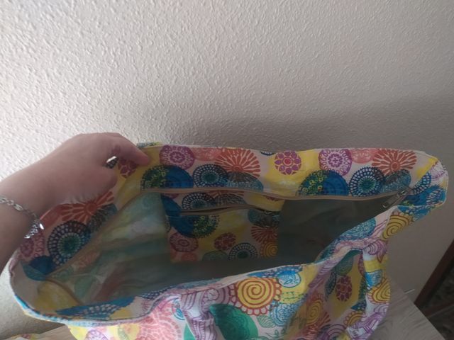 Bolsa de playa con pareo