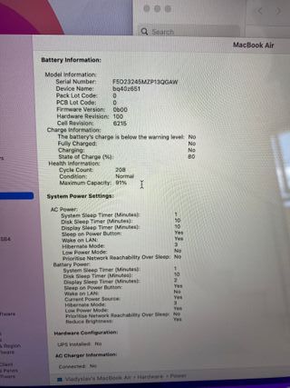 MacBook Air 13.6'' M2 16GB/256GB SSD