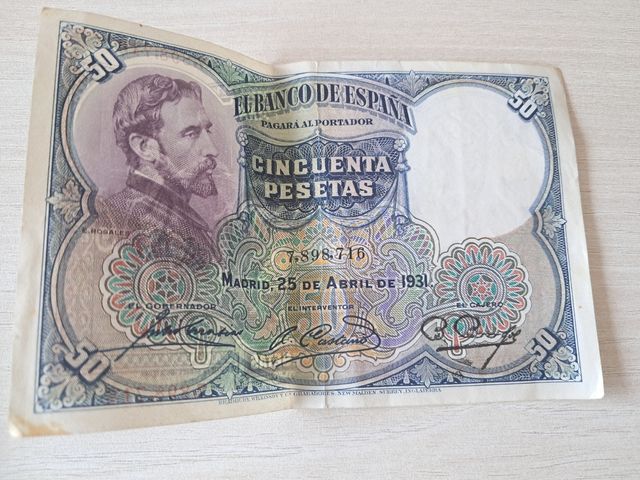 Billete 50 pesetas