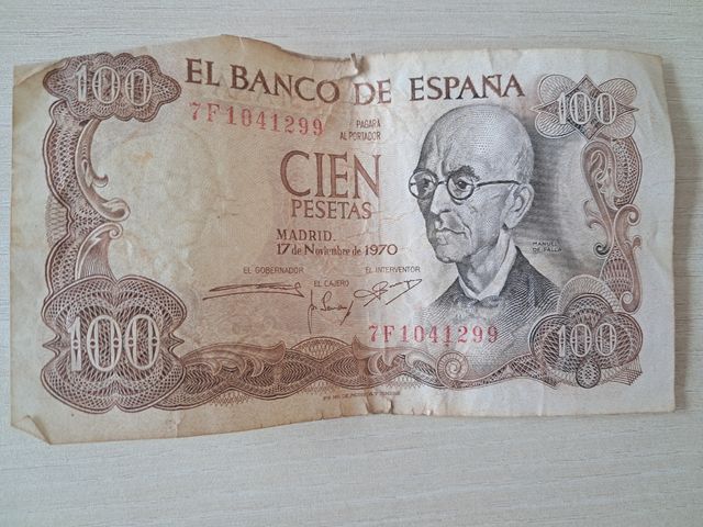 Billete 100 pesetas