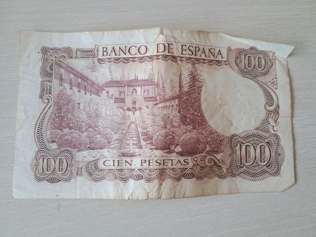 Billete 100 pesetas