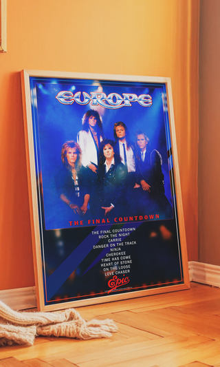 Europe The Final Countdown DIN A2