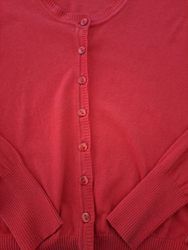 Cardigan rosso Piazza Italia tg.s