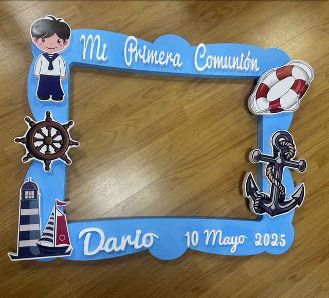 Photocall Primera Comunión marinero