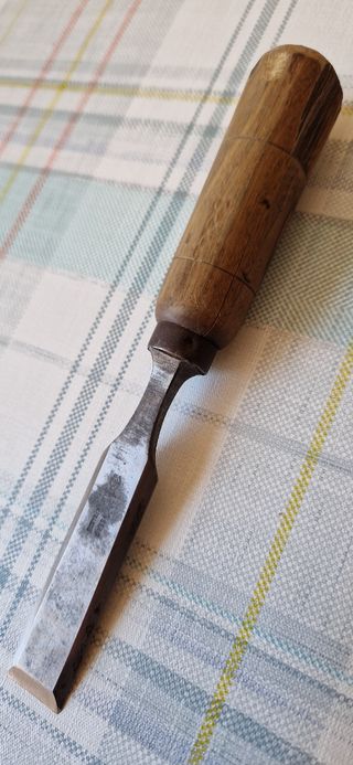 6 Formones antiguos para carpintería