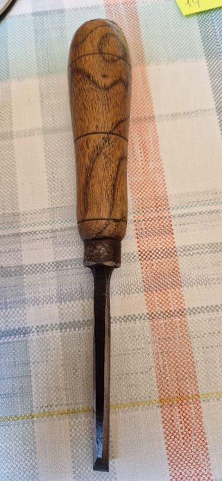 6 Formones antiguos para carpintería