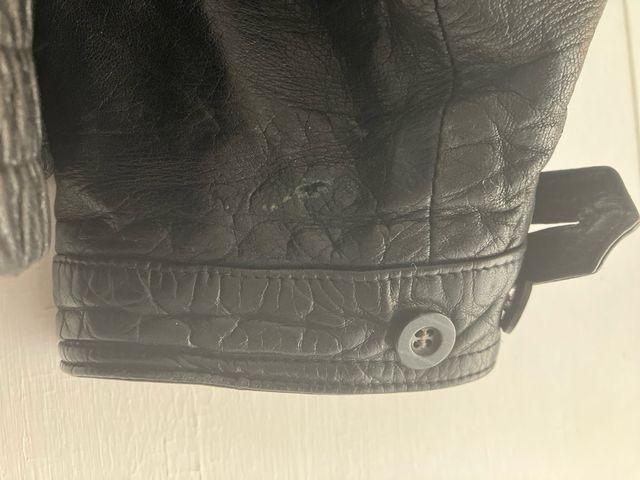 Cazadora de cuero Burberrys Vintage Hombre