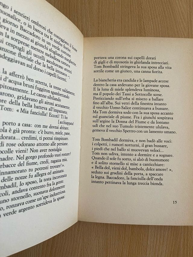 Tolkien le avventure di Tom Bombadil rusconi 1980