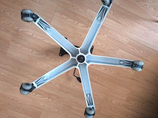 Base giratoria silla gaming blanca