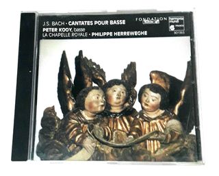 Cd Bach Cantatas para bajo Herreweghe