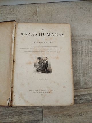 Libro antiguo de las razas humanas