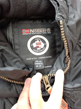 Geographical Norway Anorak - Negro - Talla L