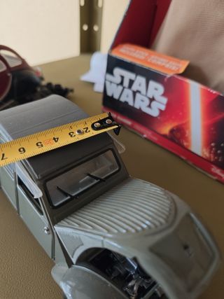 Citroen 2 CV escala: 2 coches clásicos Metálicos