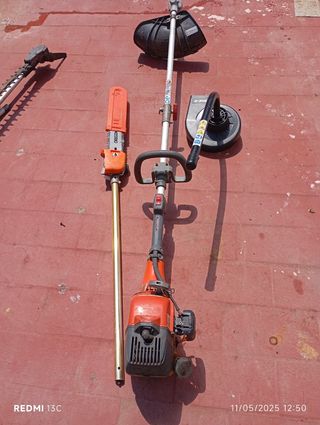 Oleomac multifunción: cortacésped, cortasetos