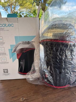 Palomitero  Cecotec FunTaste P’Corn 1200 W Palomitas dulces y saladas Cuchara dosificadora Cocción por convección Black