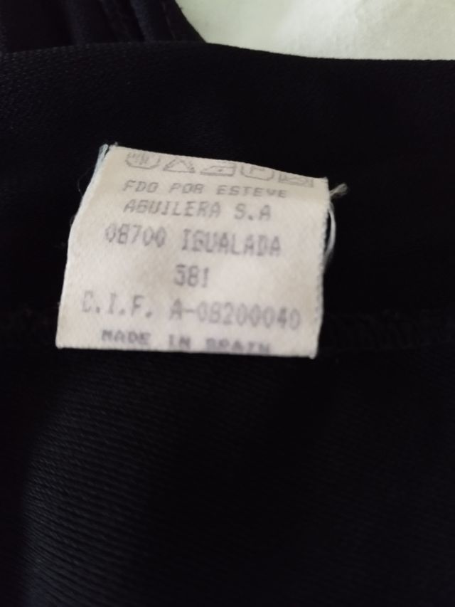 Conjunto vestido y chaqueta negros