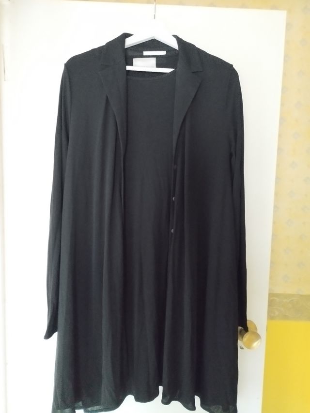 Conjunto vestido y chaqueta negros