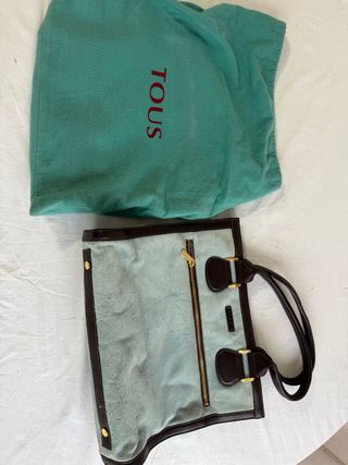 Bolso Tous años 90 - Azul y Marrón