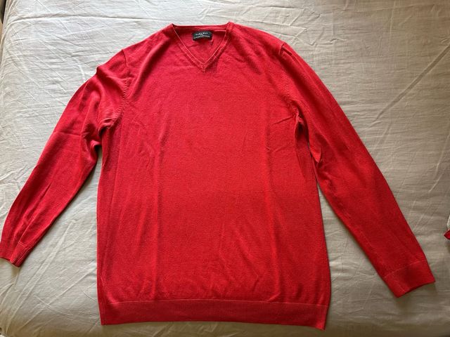 Jersey Zara Man rojo talla L