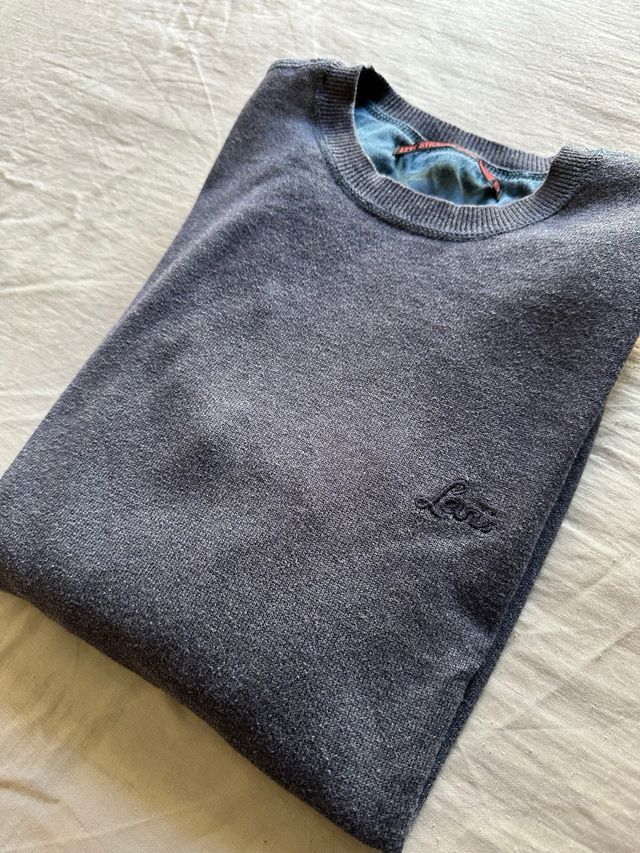 Jersey Levi's azul grisáceo talla M