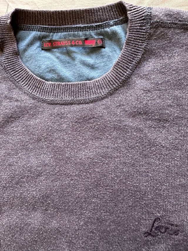 Jersey Levi's azul grisáceo talla M