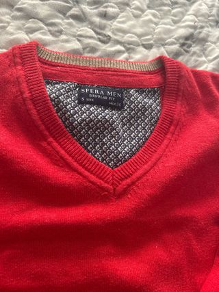 Jersey Sfera hombre rojo