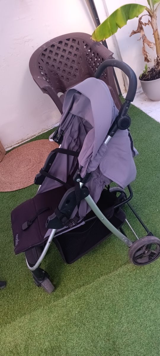 Carrito Asalvo bebé - Gris