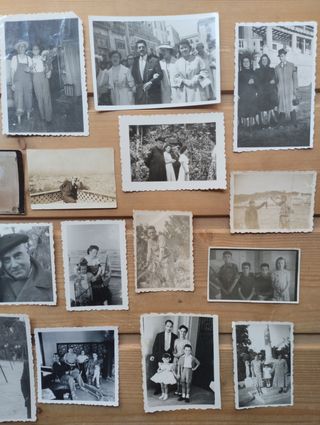 Lote fotografías antiguas costumbristas 20-60