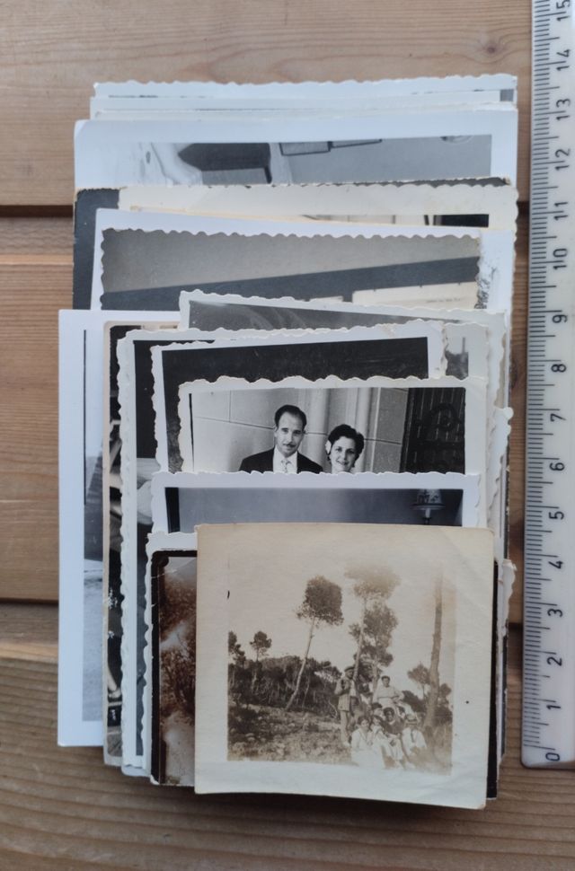 *Lote fotografías antiguas costumbristas 20-60