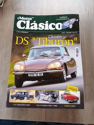 Revista motor clásico Citroën ds Ford taunus Fiat
