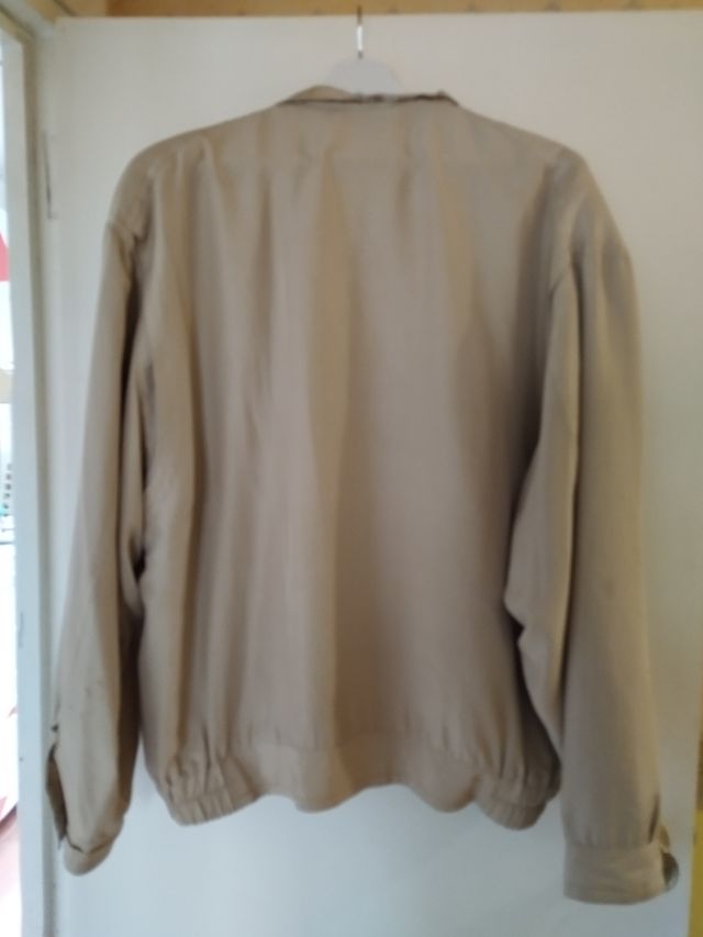 Cazadora seda Cortifel beige - Talla L