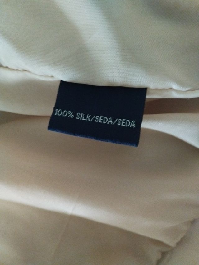 Cazadora seda Cortifel beige - Talla L