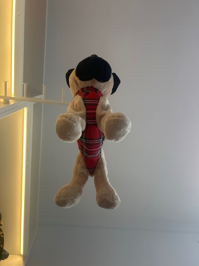 Bolsa Infantil Pug – Um Charme em Vermelho Xadrez!