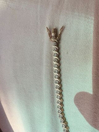Pulsera Plata/Oro bañado- Brazalete