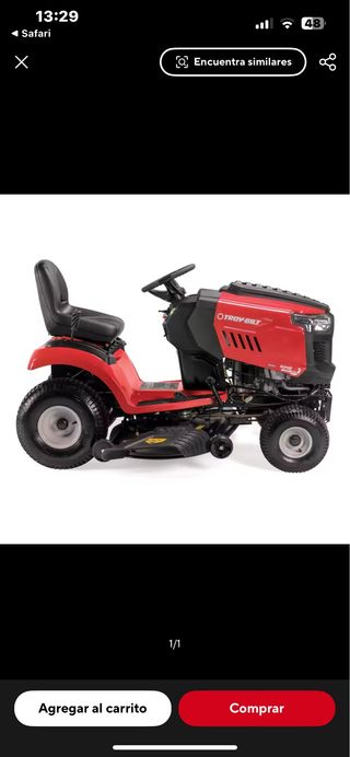 Tractor cortacésped Troy-Bilt