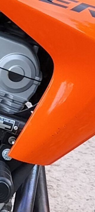 Kawasaki ER-6n - Moto naranja