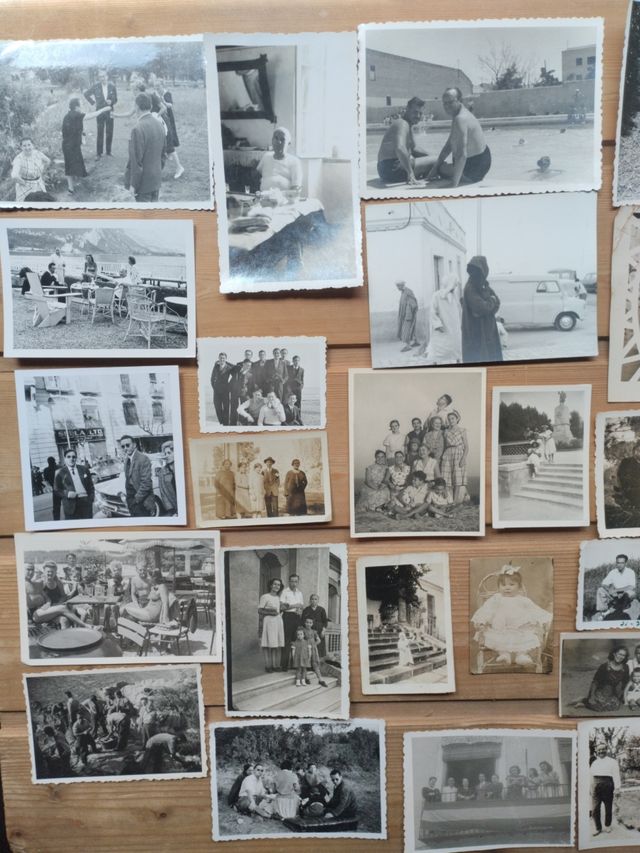 * Lote 53 fotografías antiguas costumbristas