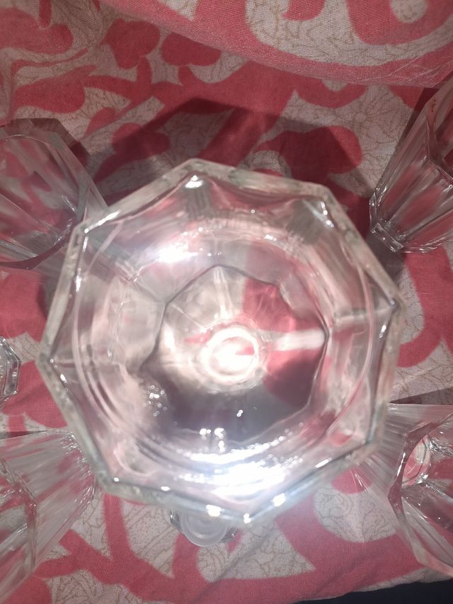 Juego vasos, botella cristal Francia SOLO HOY 10€