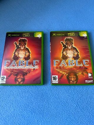 Fable Xbox ingles + DVD extras ed. limitada cast.