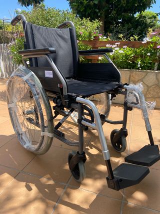 Silla de ruedas aluminio