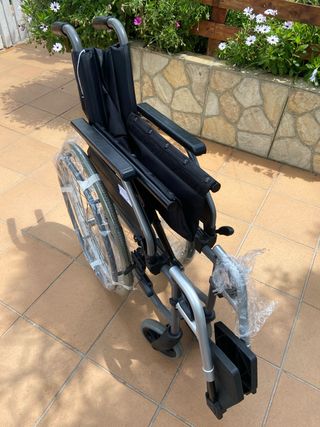 Silla de ruedas aluminio